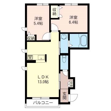 CEREZO COLINE Ⅰの間取り