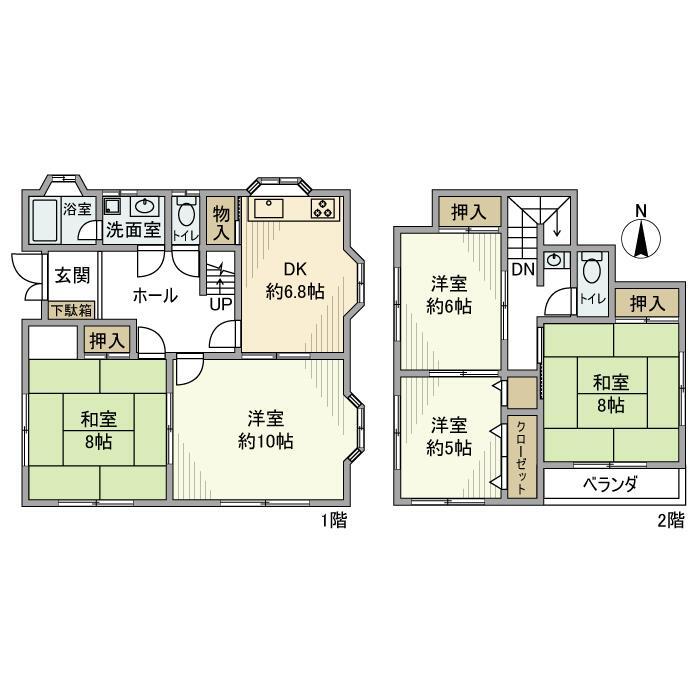 ひばりが丘北戸建の間取り