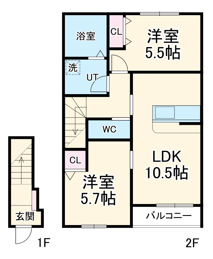 VERTEX市原Ⅱの間取り