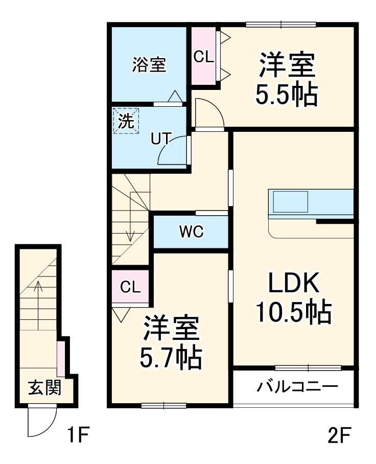 VERTEX市原Ⅱの間取り