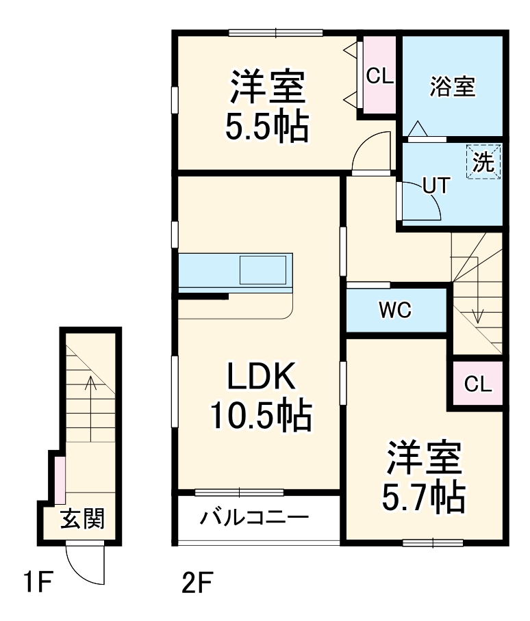 VERTEX市原Ⅱの間取り