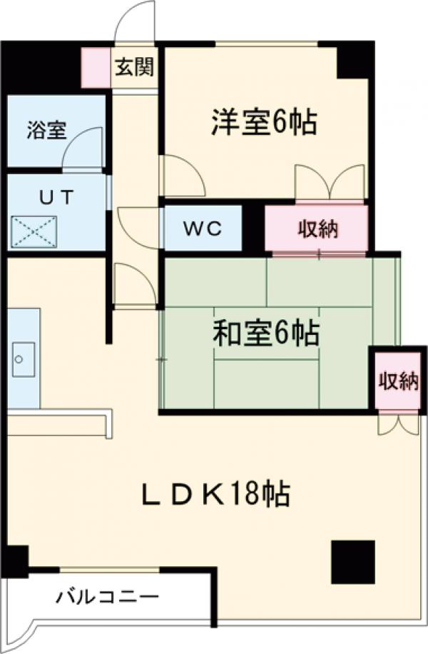 レジデンスTOYOUKEの間取り