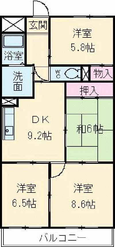 グランドステージNAKANOの間取り