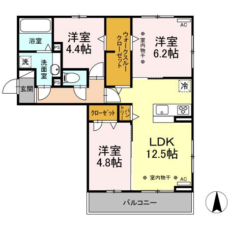 メゾンノワールの間取り