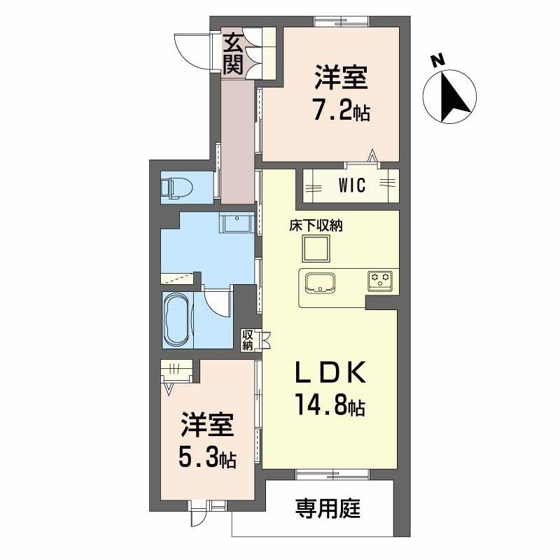 エスティーラの間取り