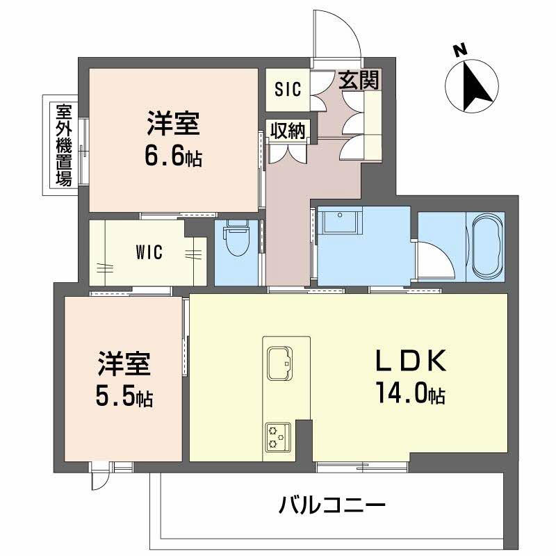 エスティーラの間取り