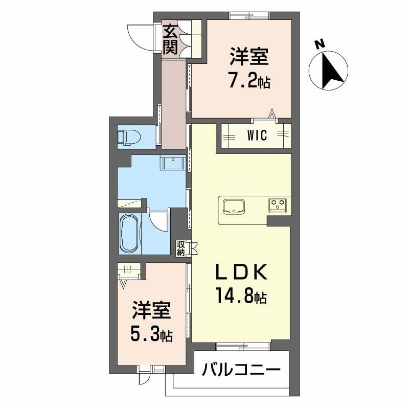 エスティーラの間取り