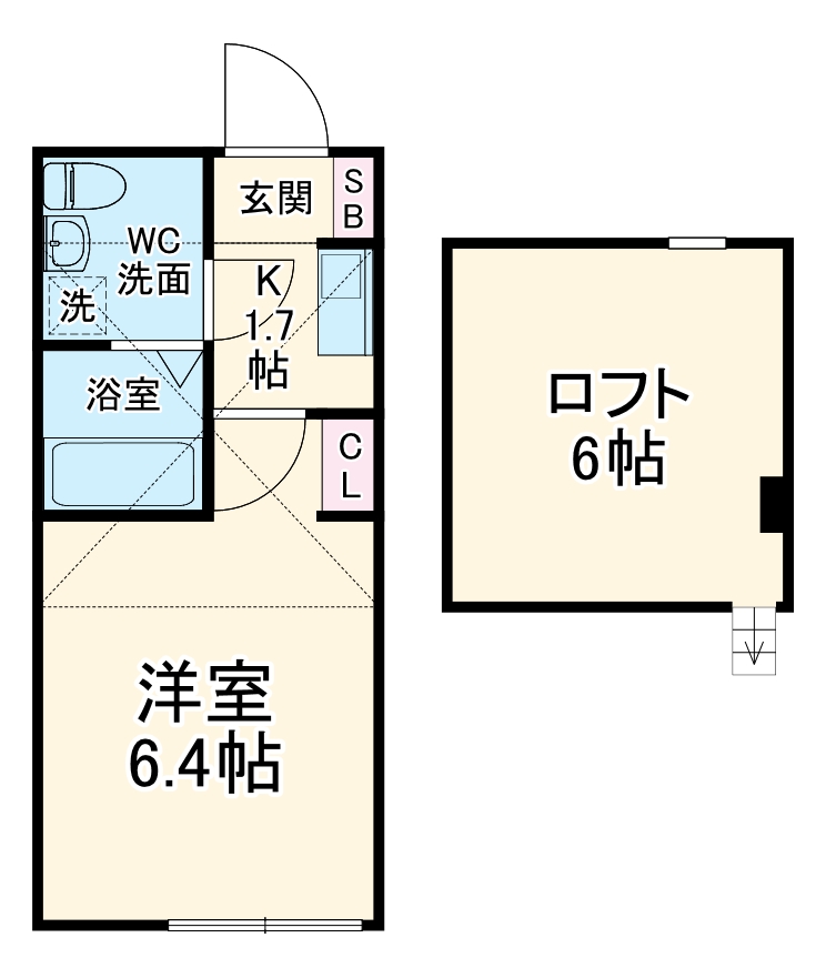 コーポたかなみの間取り