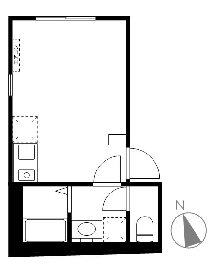 Volare da Kanamechoの間取り