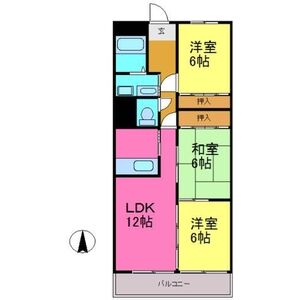 アベニュー藤の間取り