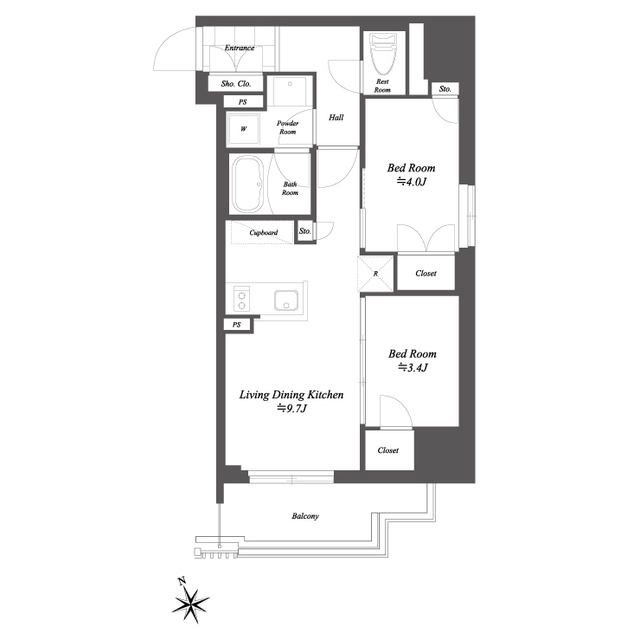 THE GATEHOUSE浅草雷門の間取り