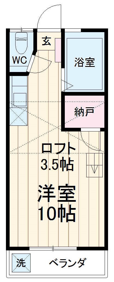 セザンヌ内張の間取り