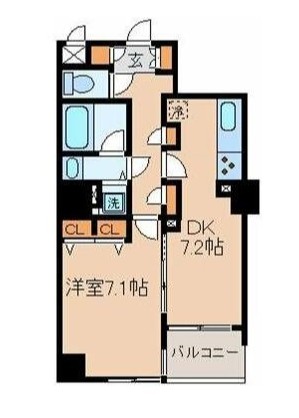 東急ドエル根津の間取り