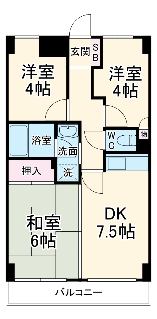 KNSビルの間取り