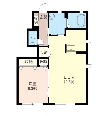 フェリチタの間取り