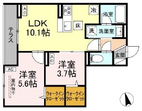 セレスティア東葛西Ⅵの間取り