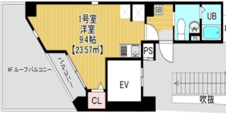 北砂の完工年月(2026年5月)築の賃貸マンションの間取り