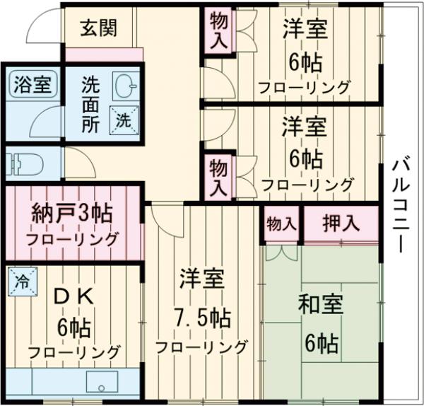 プライムホームズ１３２の間取り