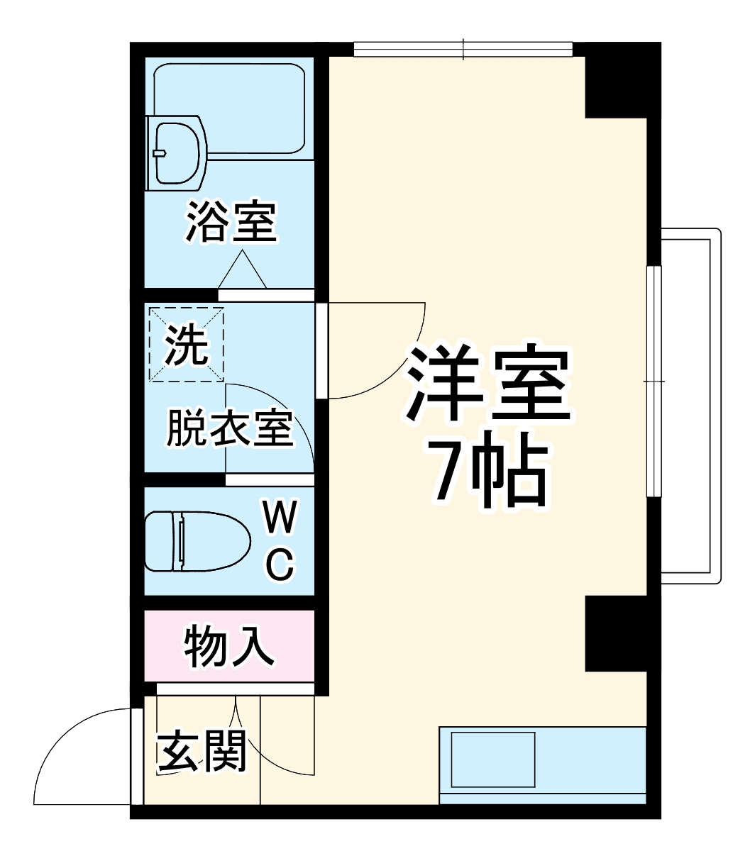 ウィステリアハイツ大久保の間取り