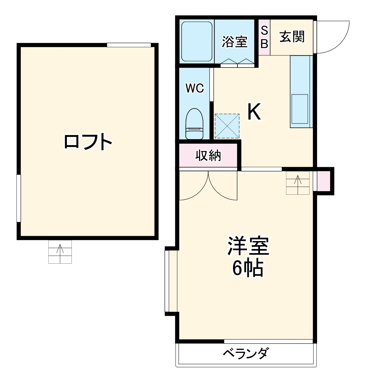ＯＭハイツの間取り