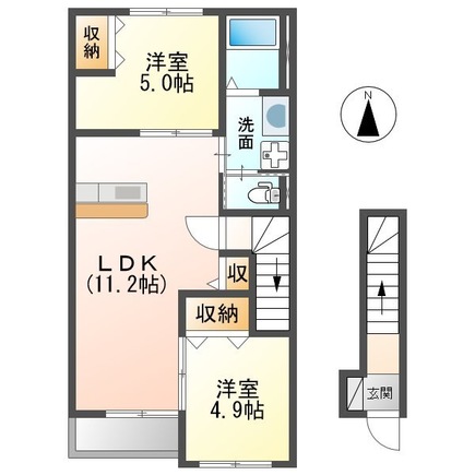ロアゾオ・ブルーの間取り