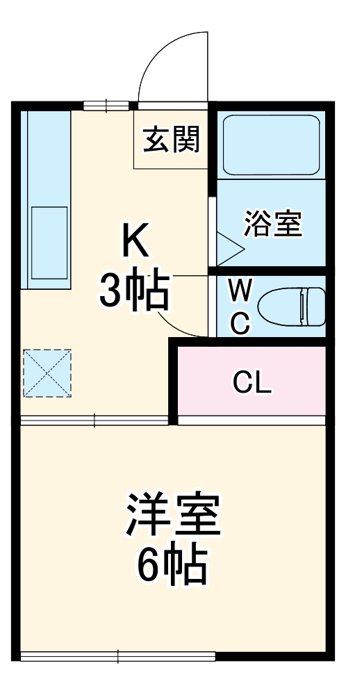 鹿沼ハイツの間取り