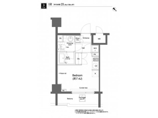 プラウドフラット新宿河田町の間取り