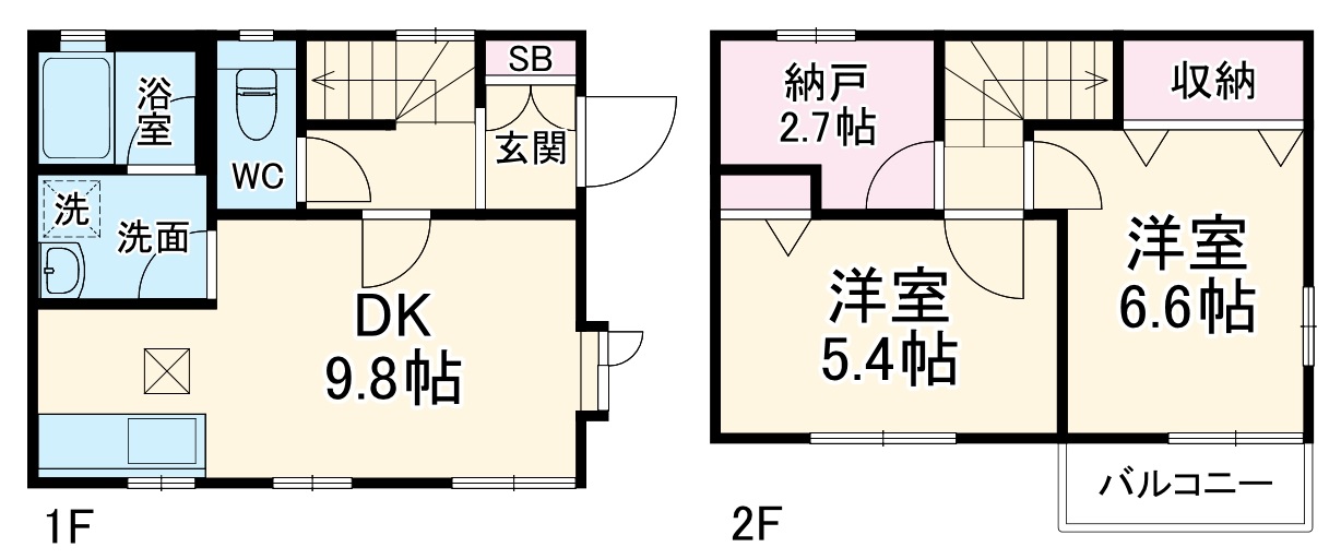 テラス鵠沼の間取り