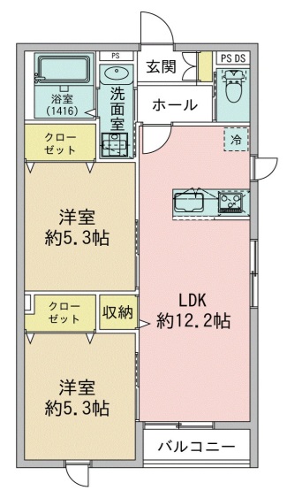 旭が丘1丁目新築マンション(仮称)の間取り