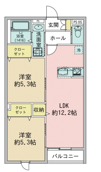 旭が丘1丁目新築マンション(仮称)の間取り