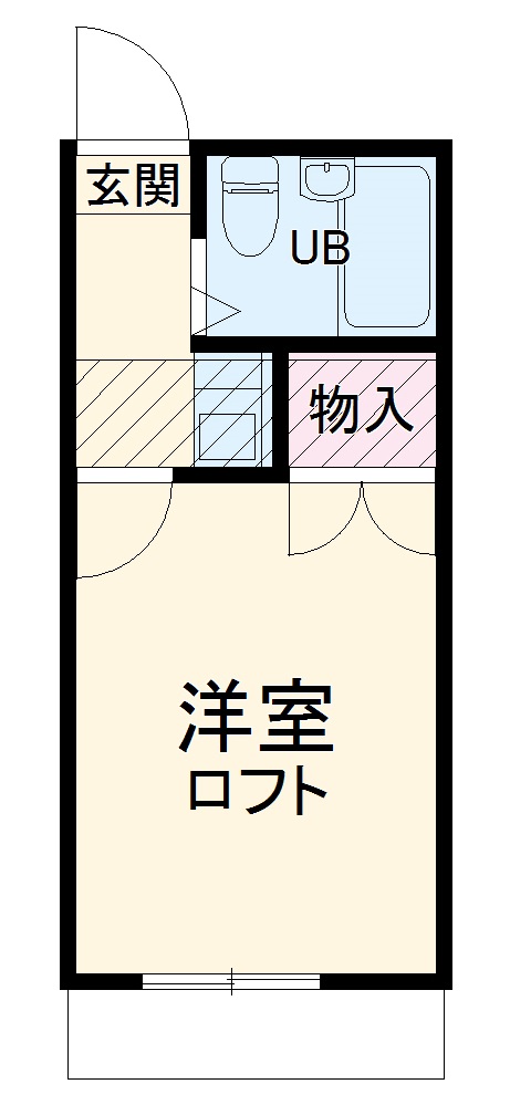 パレス西千葉第3の間取り