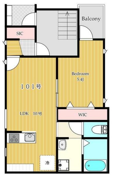 Southern Apartment 星川の間取り
