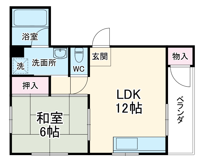 欧風館の間取り