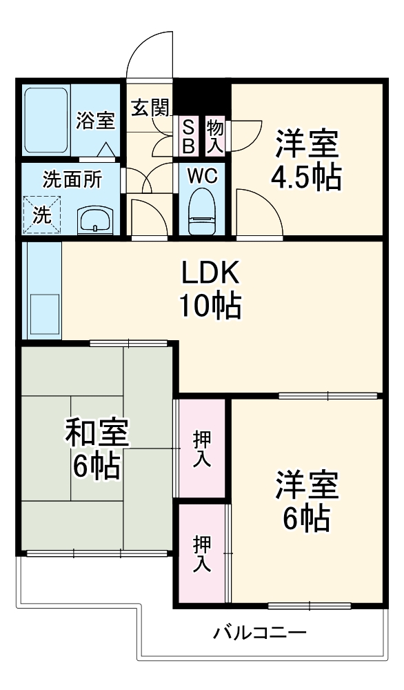 ロシェ志村の間取り