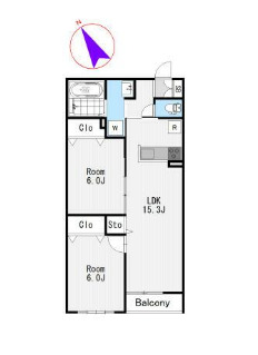 ソレイユの間取り