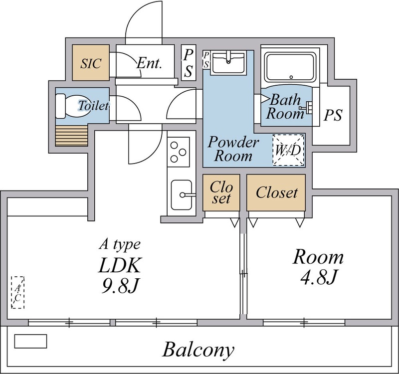 リブリ・国立ルミエールの間取り