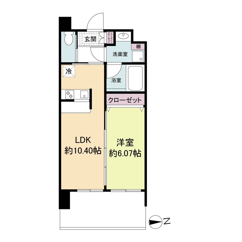 Dimus福島の間取り