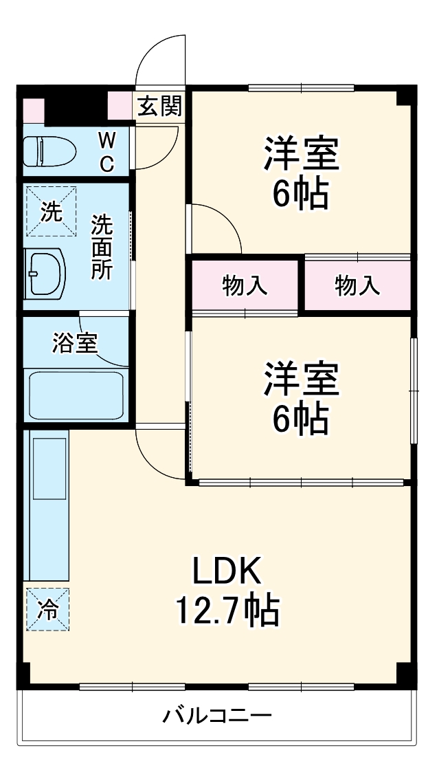 セピアハイツの間取り