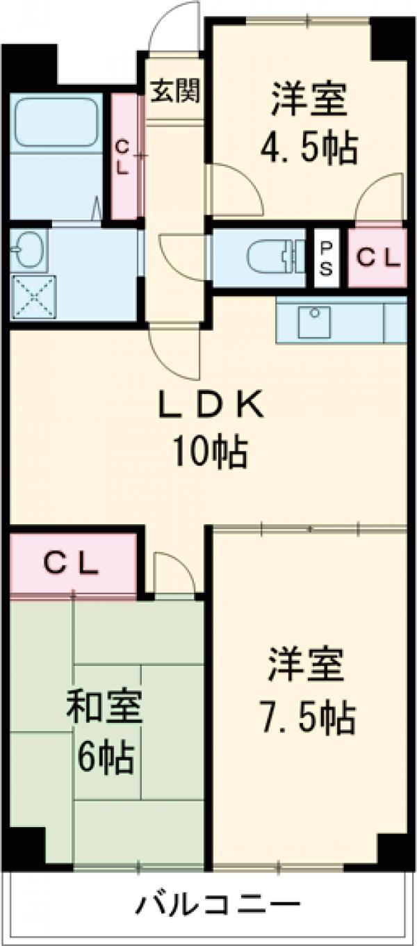 サンシティ前橋の間取り