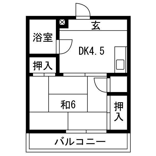 リバーサイドハイツの間取り