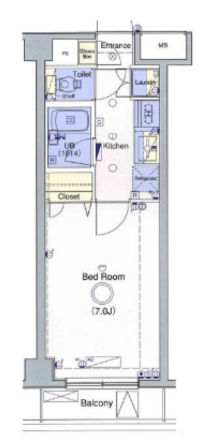 レナトゥス四谷の間取り