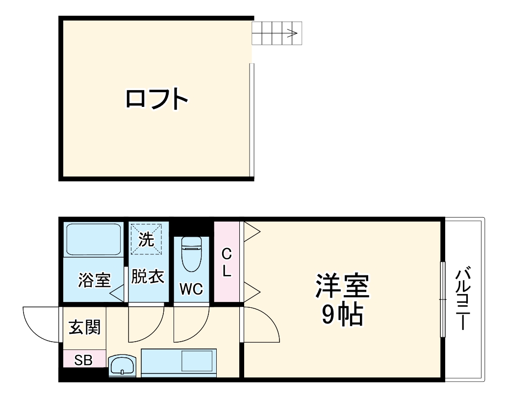 メゾンダイコー石橋の間取り