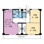 ビレッジハウス市原2号棟の間取り