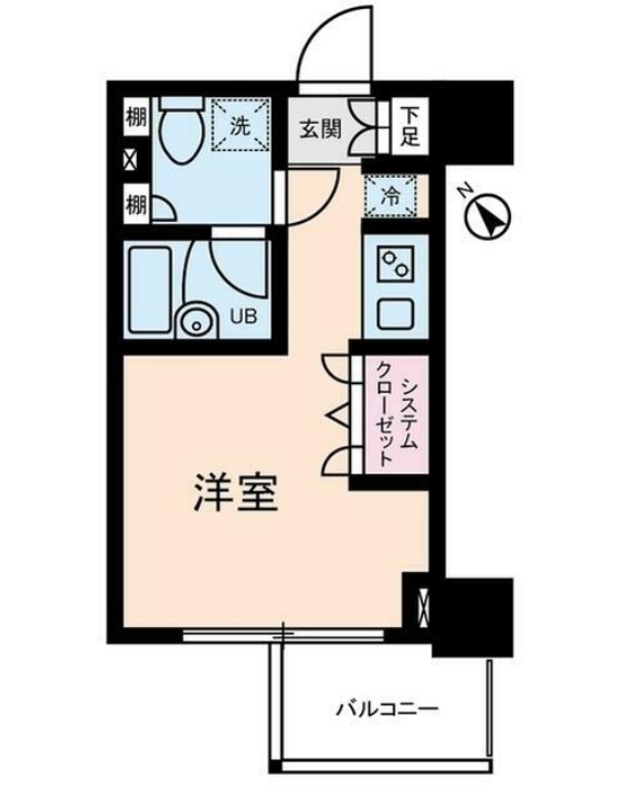 Ｄ’クラディア　イヴァン初台の間取り