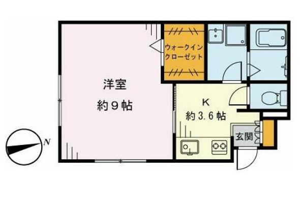 オレンジティの間取り