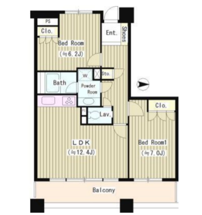 石神井公園ピアレス・ザ・タワーの間取り