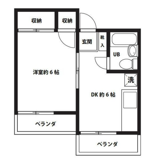 南ヶ丘ヴィラの間取り