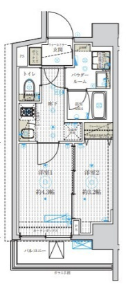 フュージョナル五反野DUEの間取り
