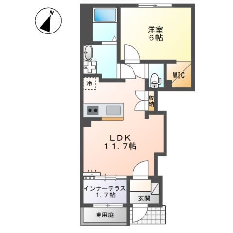 Nuvola・Irideの間取り