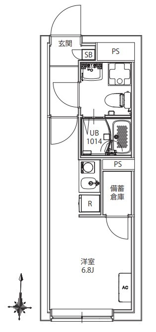 CITYWALK御殿山GRANDEの間取り